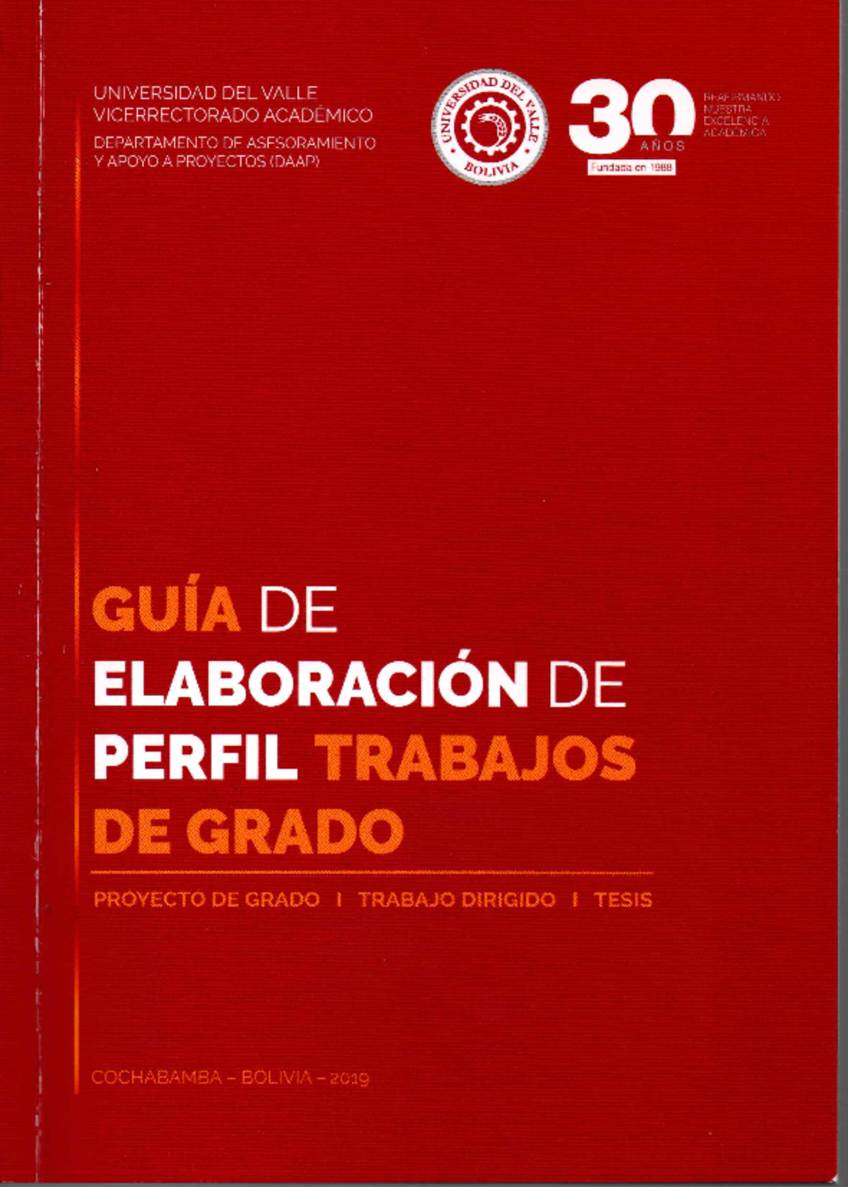 Guía de Perfil Univalle - 2021: Información Esencial - Document Preview
