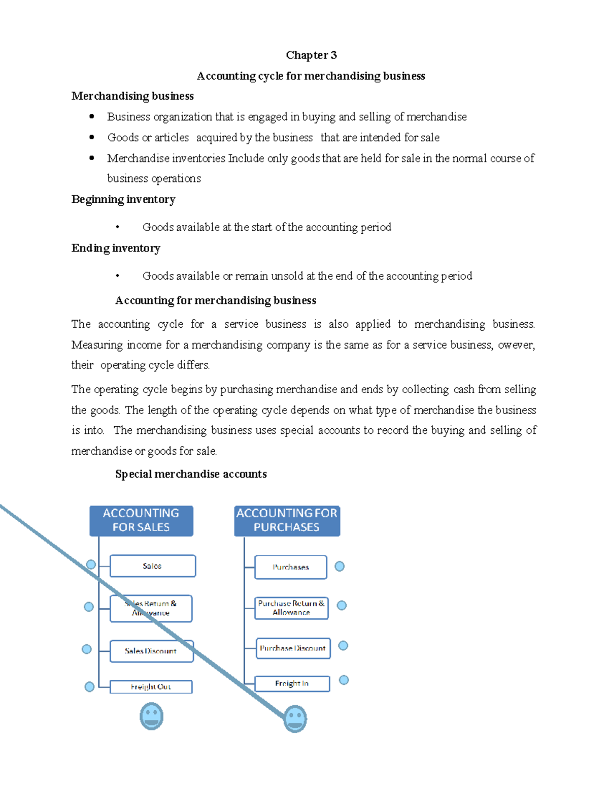 ACC101: Chapter 3 - Understanding the Accounting Cycle for Merch ...