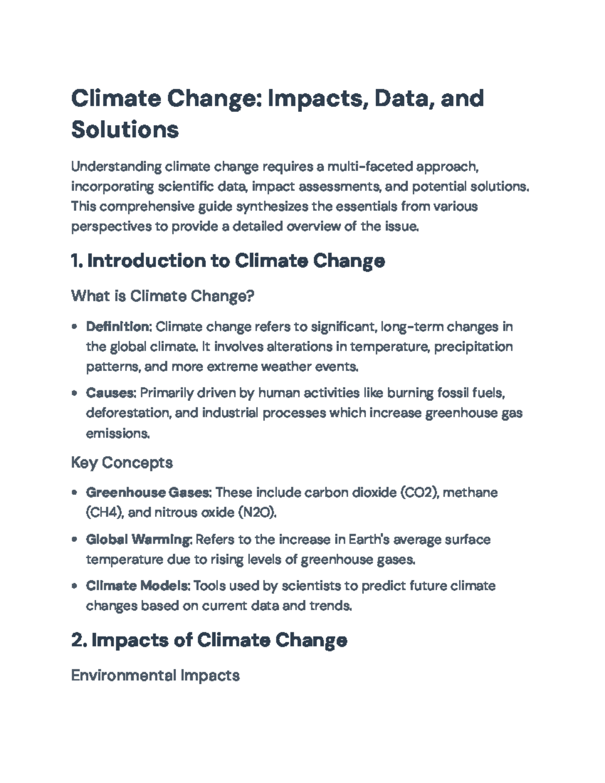Climate Change (CC101): Impacts, Data Solutions & Adaptation Strategies ...