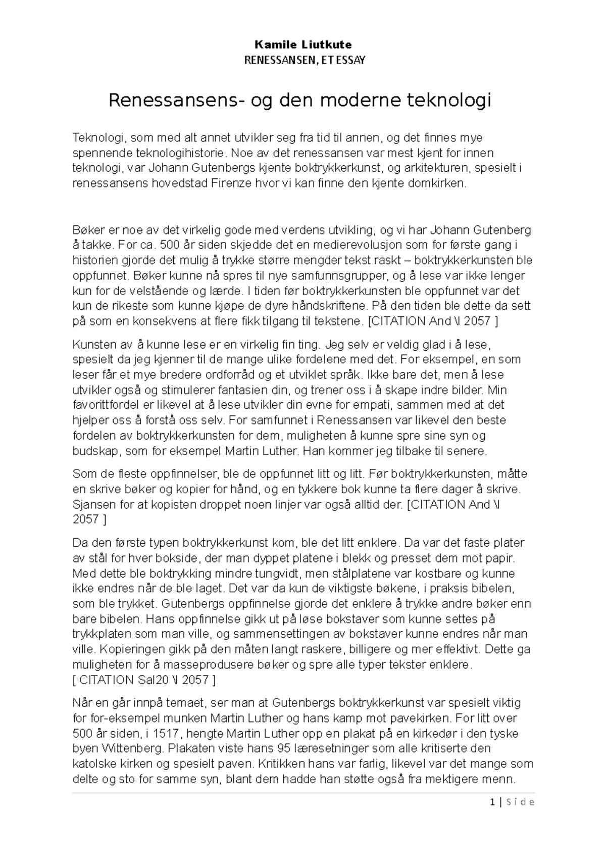 Renessansen og Moderne Teknologi: Et Essay om Innovasjon og Utvikling ...