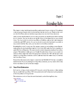 SL all units - scripting language of - Ruby is a pure object-oriented ...