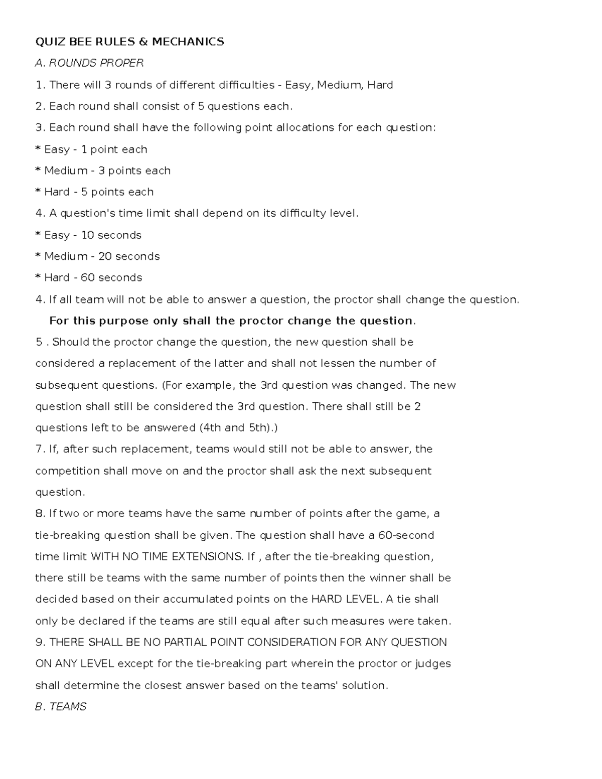 quiz-bee-rules-mechanics-guidelines-for-competition-structure-studocu