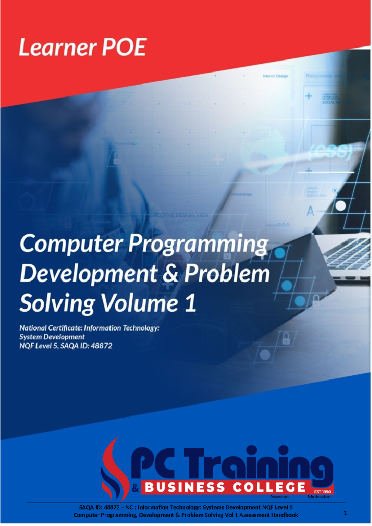 Computer Programming & Problem Solving Assessment Guide (SAQA 48872 ...