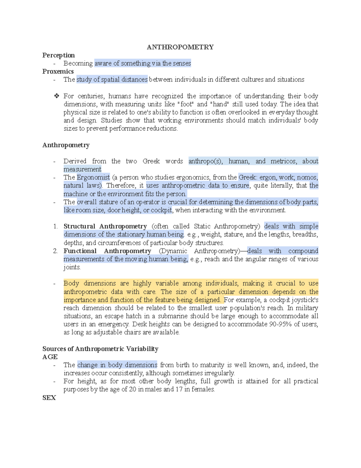 TOA Q1 Reviewer: Understanding Anthropometry and Design Principles ...