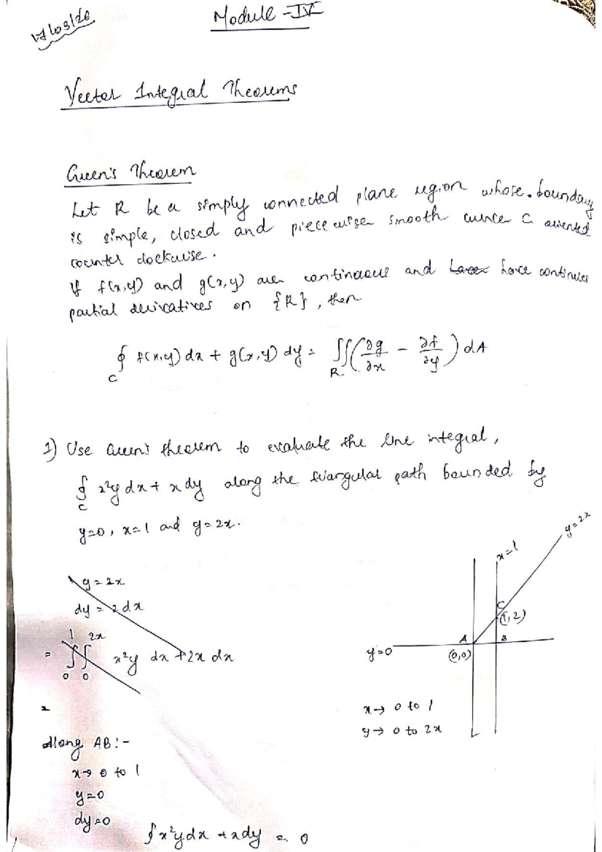 Maths Module 4 - Study Notes and Key Concepts - Studocu