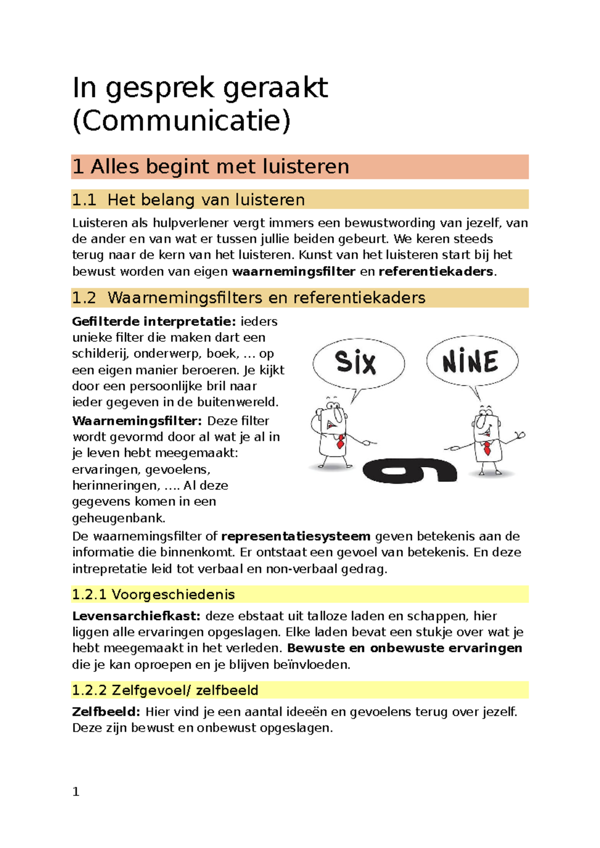 Samenvatting Communicatie: Het Belang van Luisteren en Interactie - Studocu