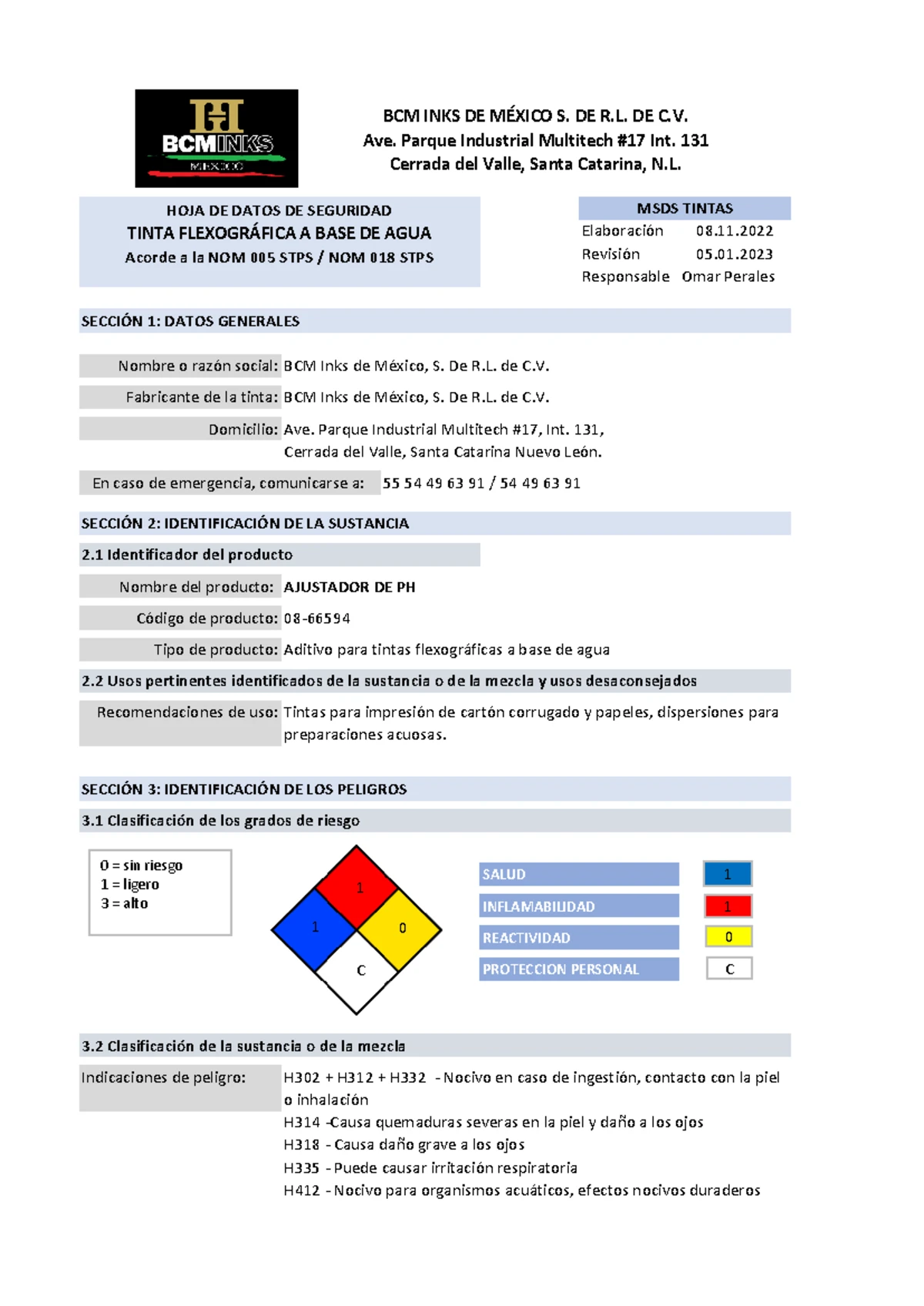 McGlaughlin Petrol-Gel Safety Data Sheet (SDS) - Technical Info - Studocu