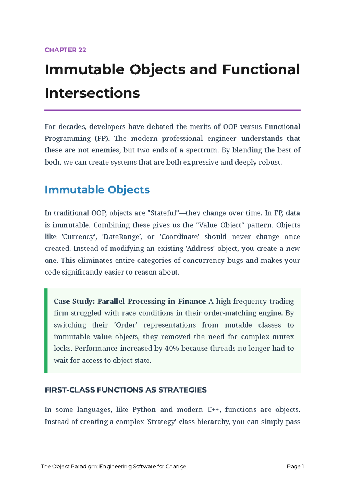 CHAPTER 22: Immutable Objects & Functional Intersections in OOP vs FP ...