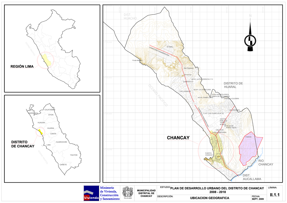 PDU: Chancay Planos - Diagnóstico I Analysis and Review - Studocu