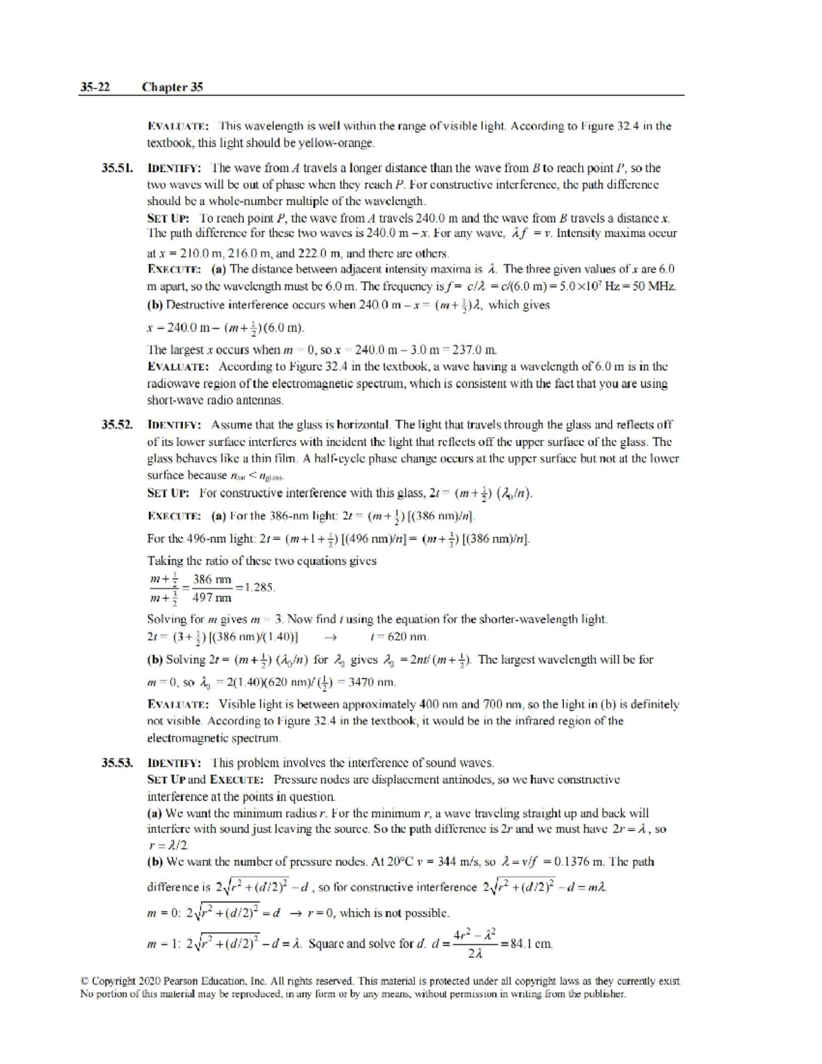 University Physics (PHYS 101) Chapter 35: Wave Interference and ...