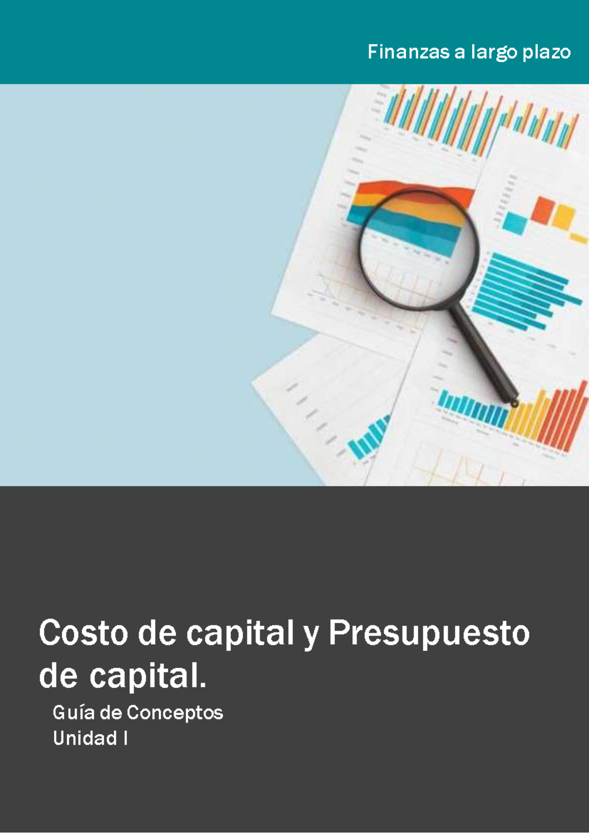 Finanzas a Largo Plazo: Costo de Capital y Presupuesto de Capital - U1 ...