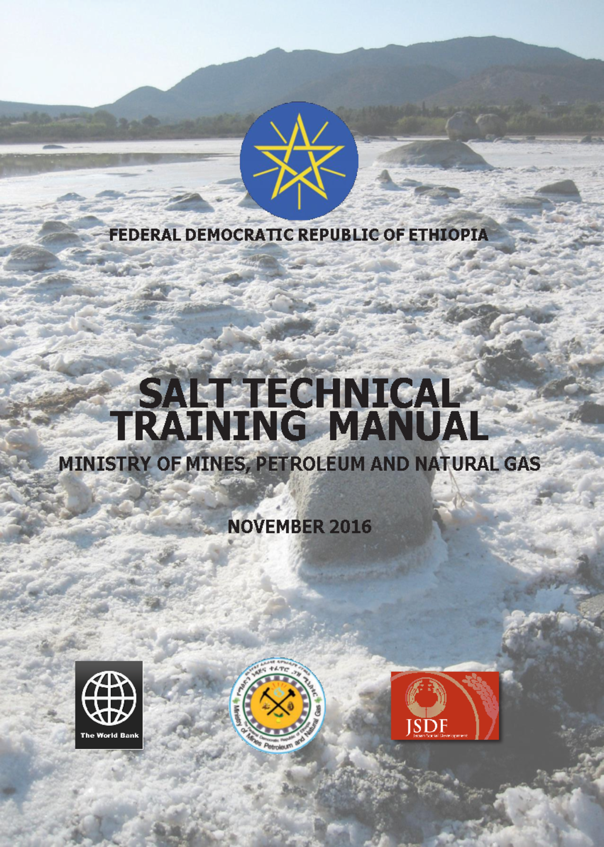 SALT TECHNICAL TRAINING MANUAL FOR ARTISANAL MINERS IN ETHIOPIA - Studocu