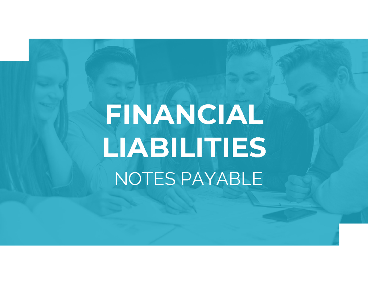 FIN 301: Financial Liabilities - Notes Payable Overview and IAS ...