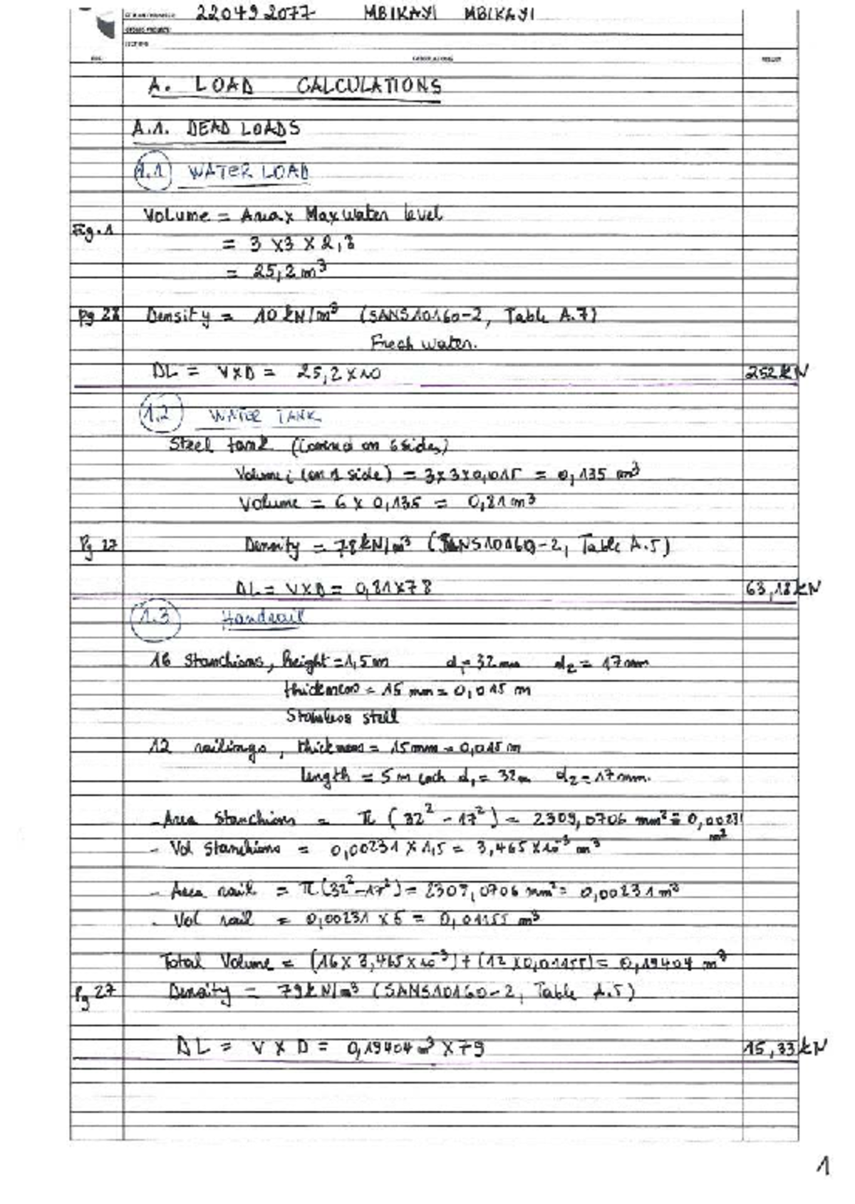 ICP3605 Project Calculations - Hand Calculations for Structures ...