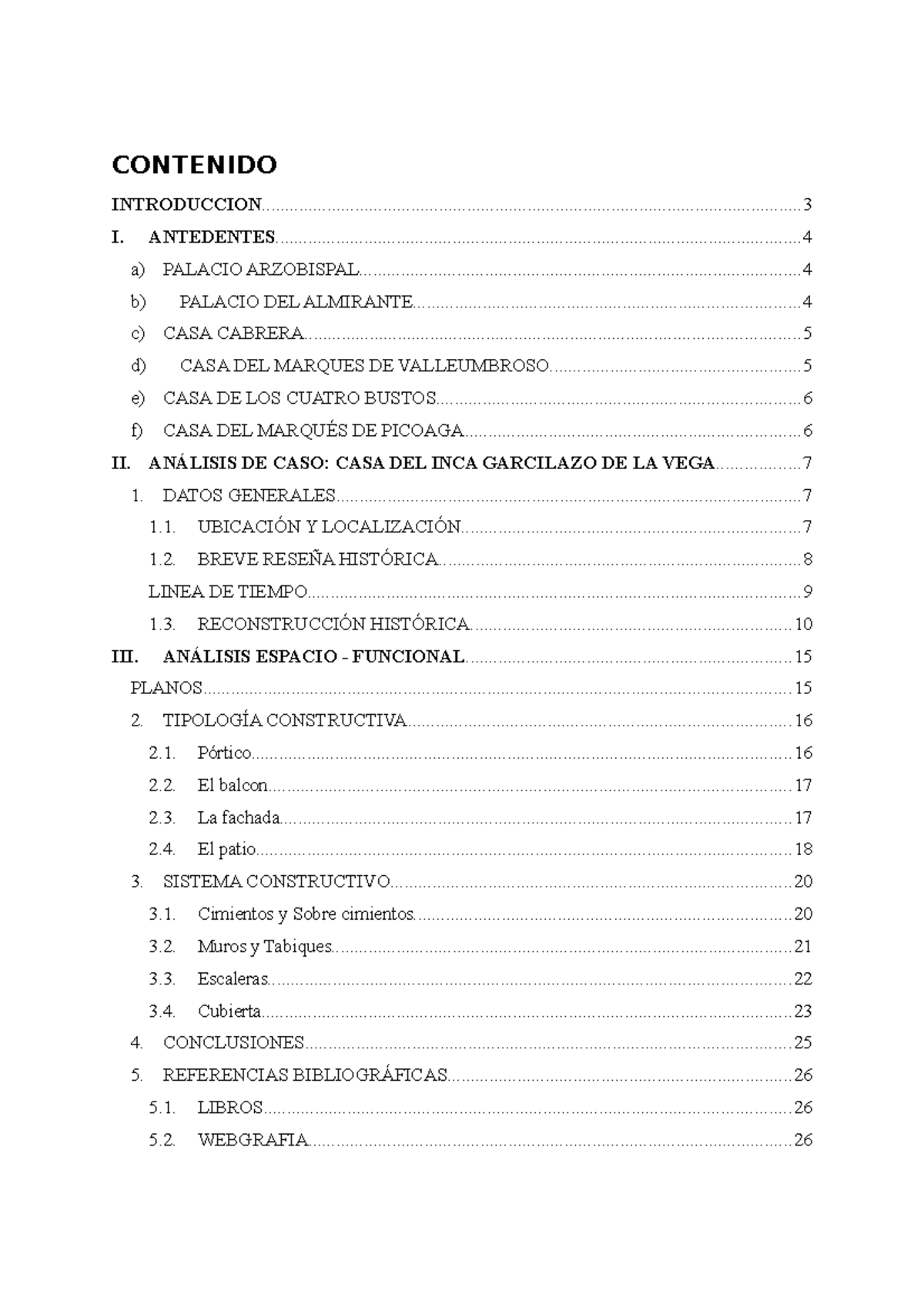 411986771 Casa del Inca Garcilaso de la Vega: Análisis Espacio-Funcional - Document Preview