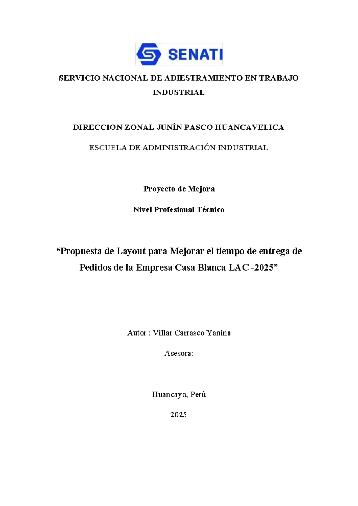 Propuesta de Mejora de Layout para Optimizar Entregas - 05JUN25 - Studocu