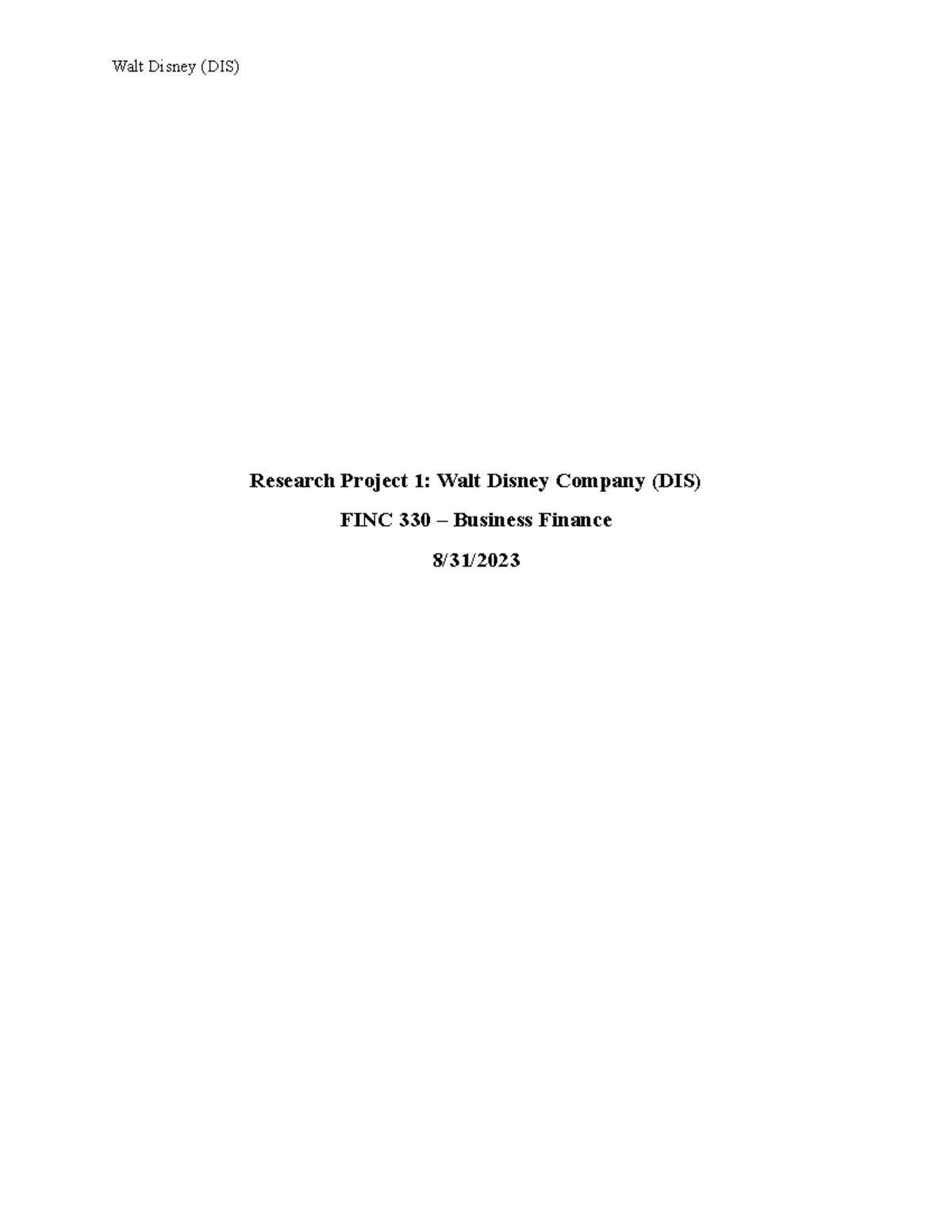 FINC 330 Project 1 - Financial Analysis of Prologis, Inc. (2018-2022 ...
