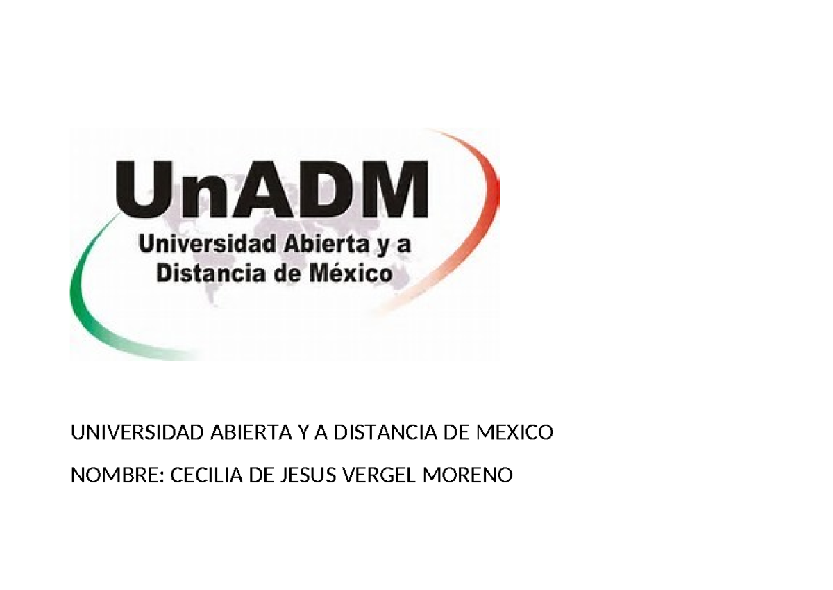 BNU U2 ATR CEVM - TAREAS DE LA UNIVERSIDAD - UNIVERSIDAD ABIERTA Y A ...