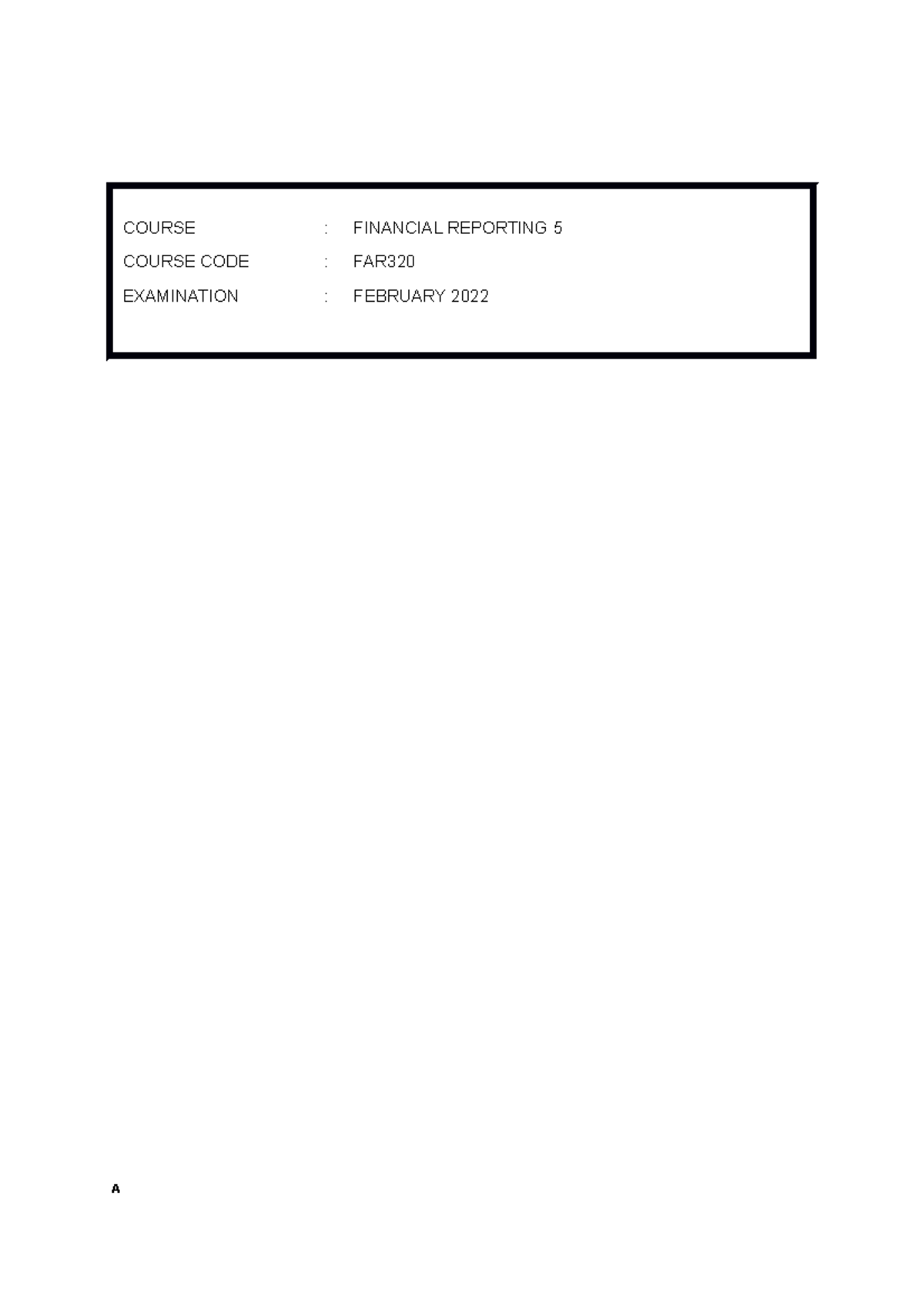 FAR320 FA SS S2 FEB22 - Hope this is useful for you guys - COURSE ...