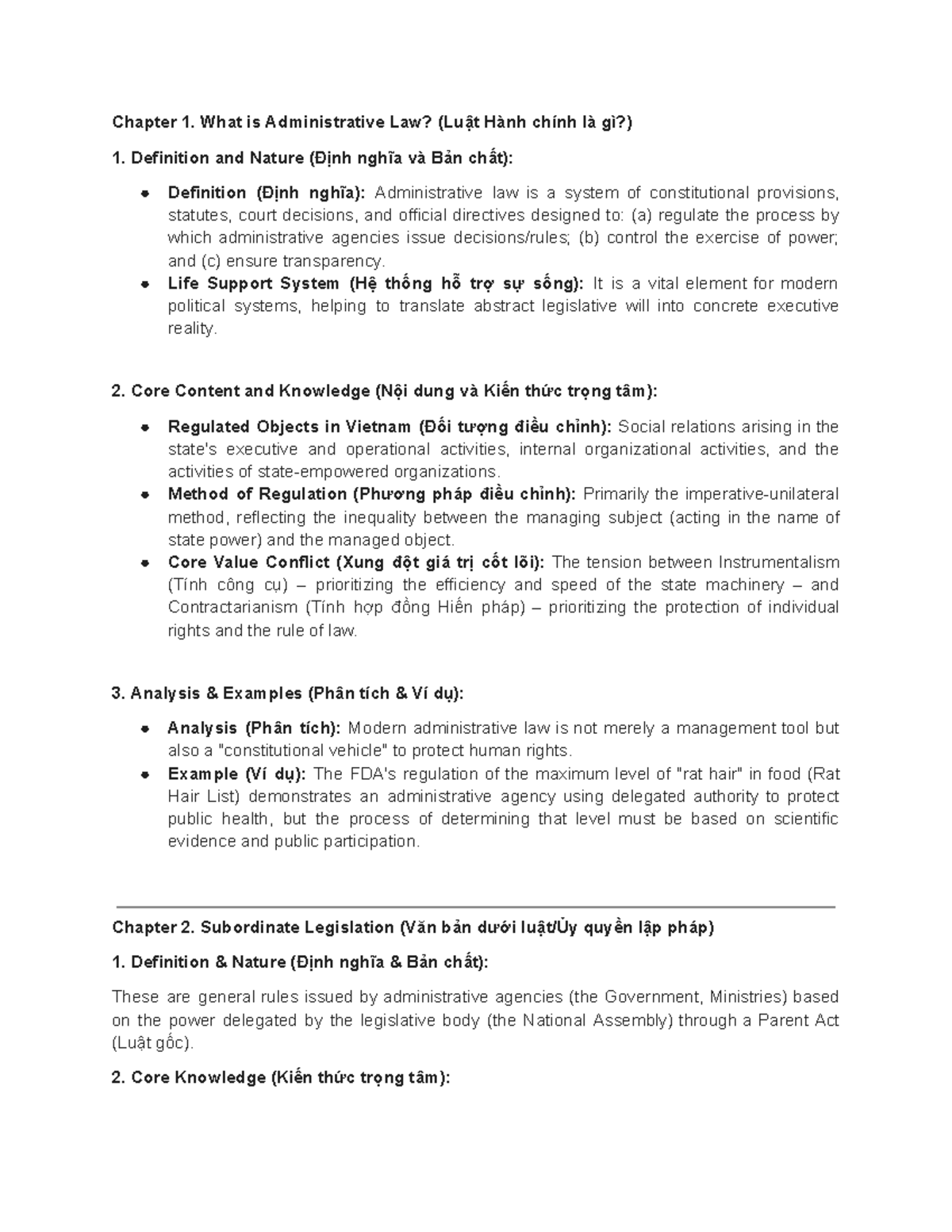 LHC 1 - Administrative Law Overview and Key Concepts - Studocu