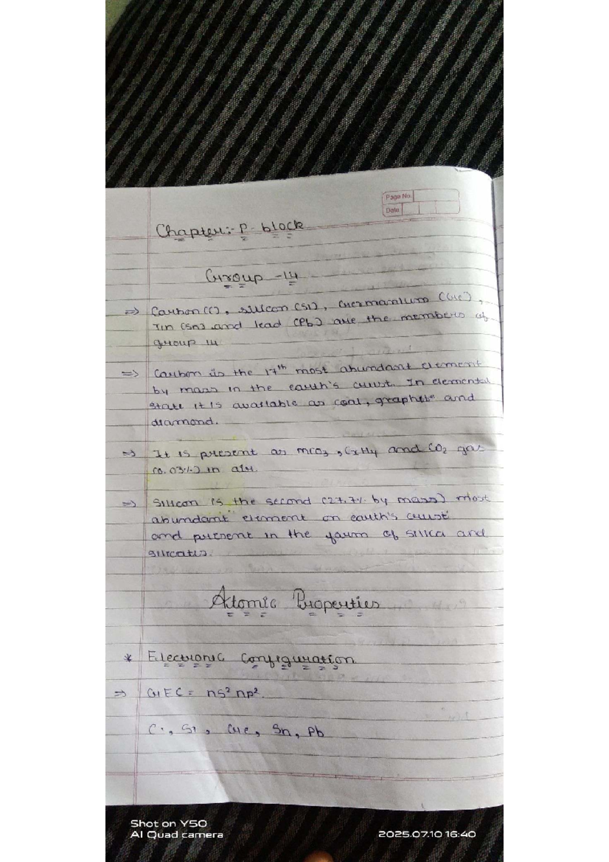 P-Block Group 14 Elements: JEE-NEET Study Notes - Studocu