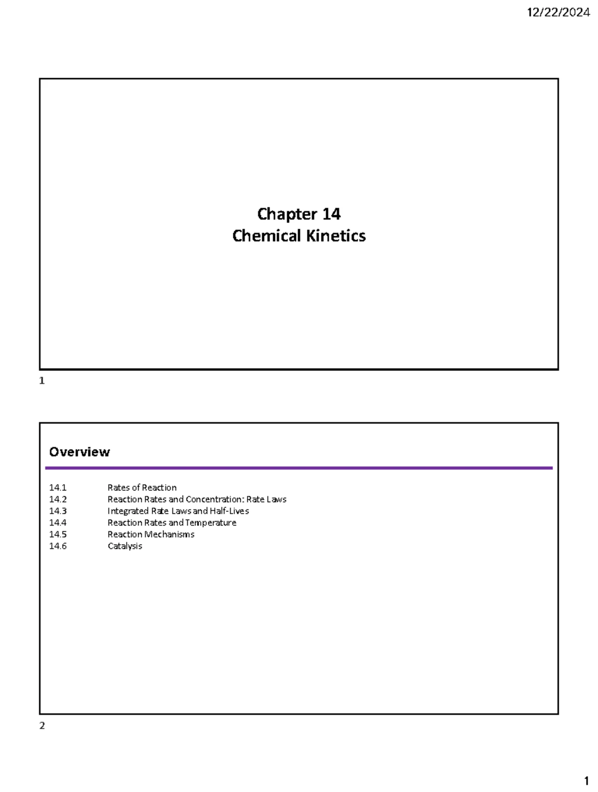 Spring 2025 Chem Exam 2 Review: Key Concepts from Chapters 12-15 - Studocu