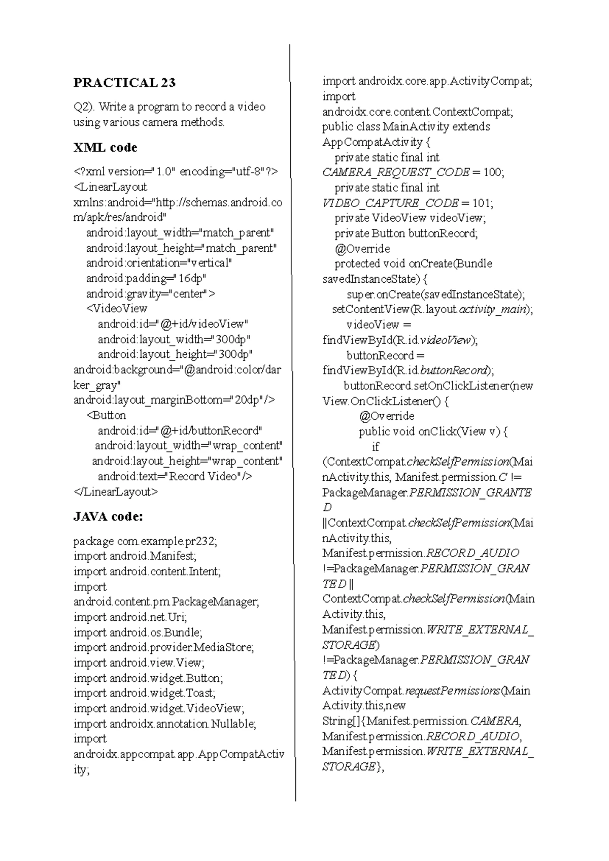 MAD Report: Android App Development for Milk Diary Management - Studocu