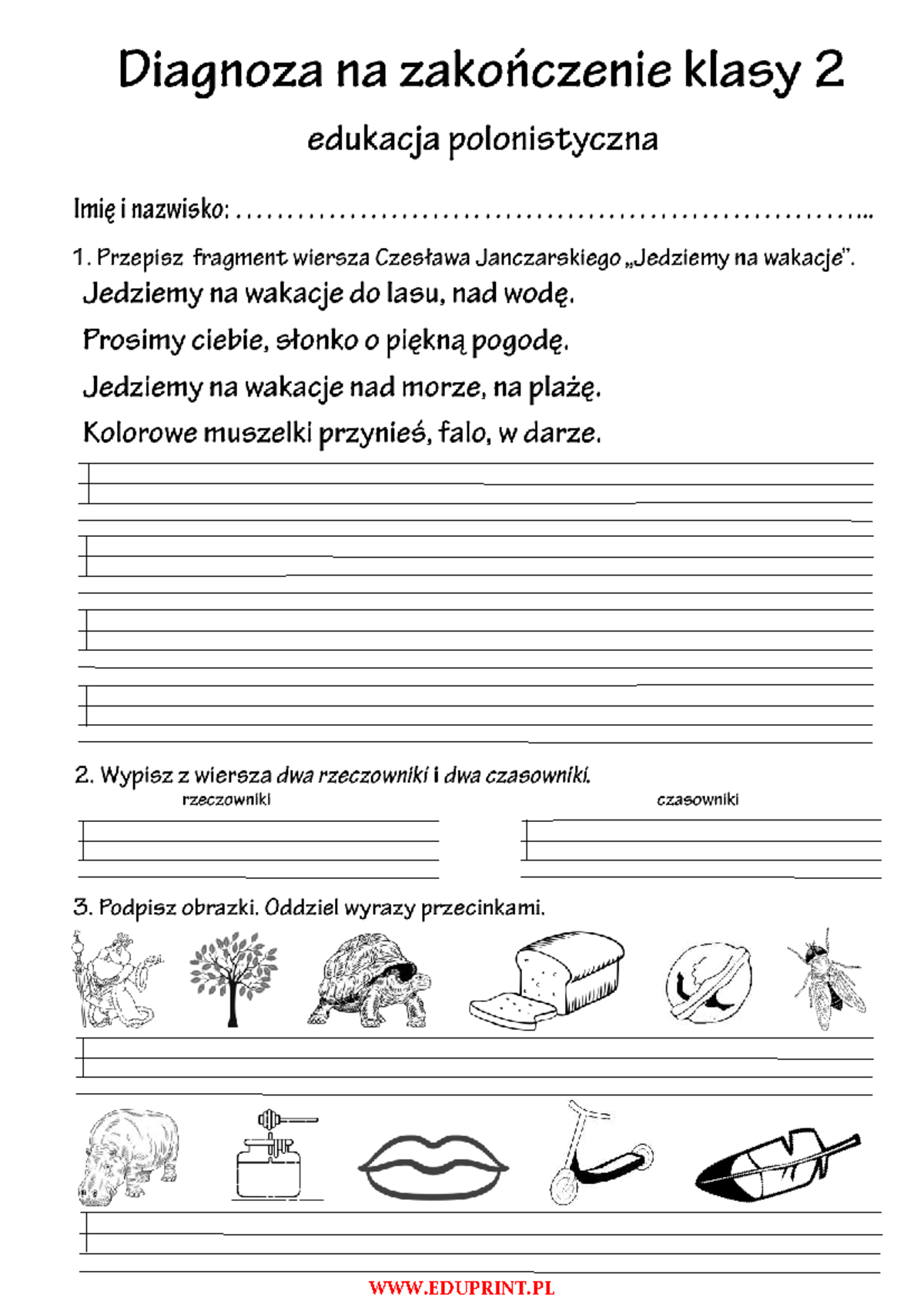 Sprawdzian Na Koniec Klasy 2 Liceum Matematyka www.studocu.com