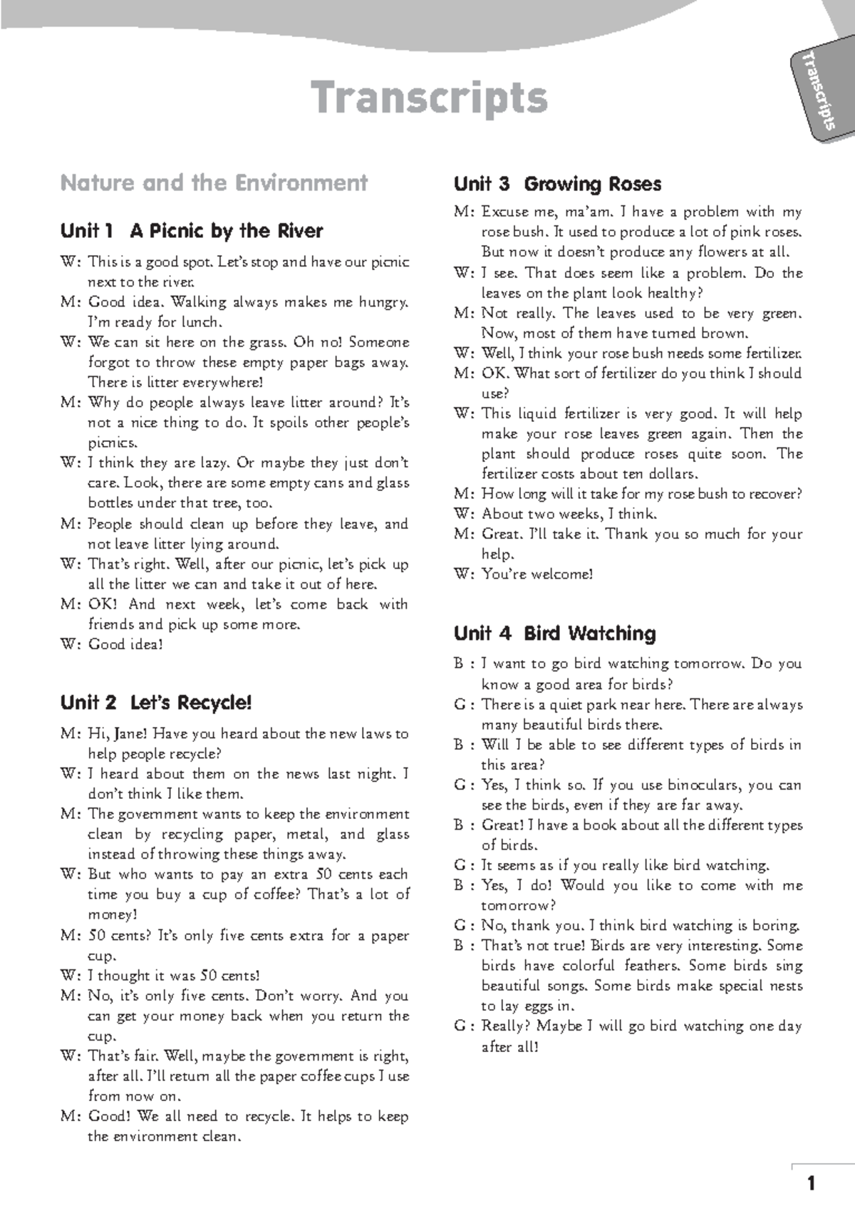 Listening Practice Through Dictation 1: Environment and Technology ...