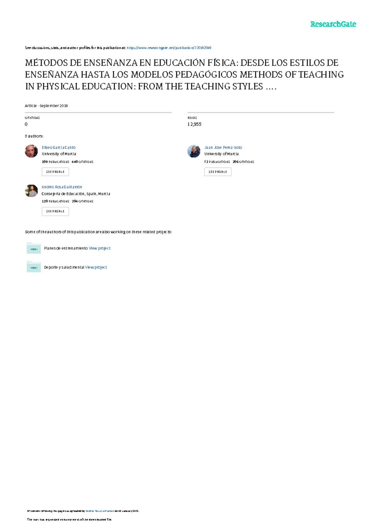 Métodos de Enseñanza en Educación Física: Estilos y Modelos Pedagógicos ...