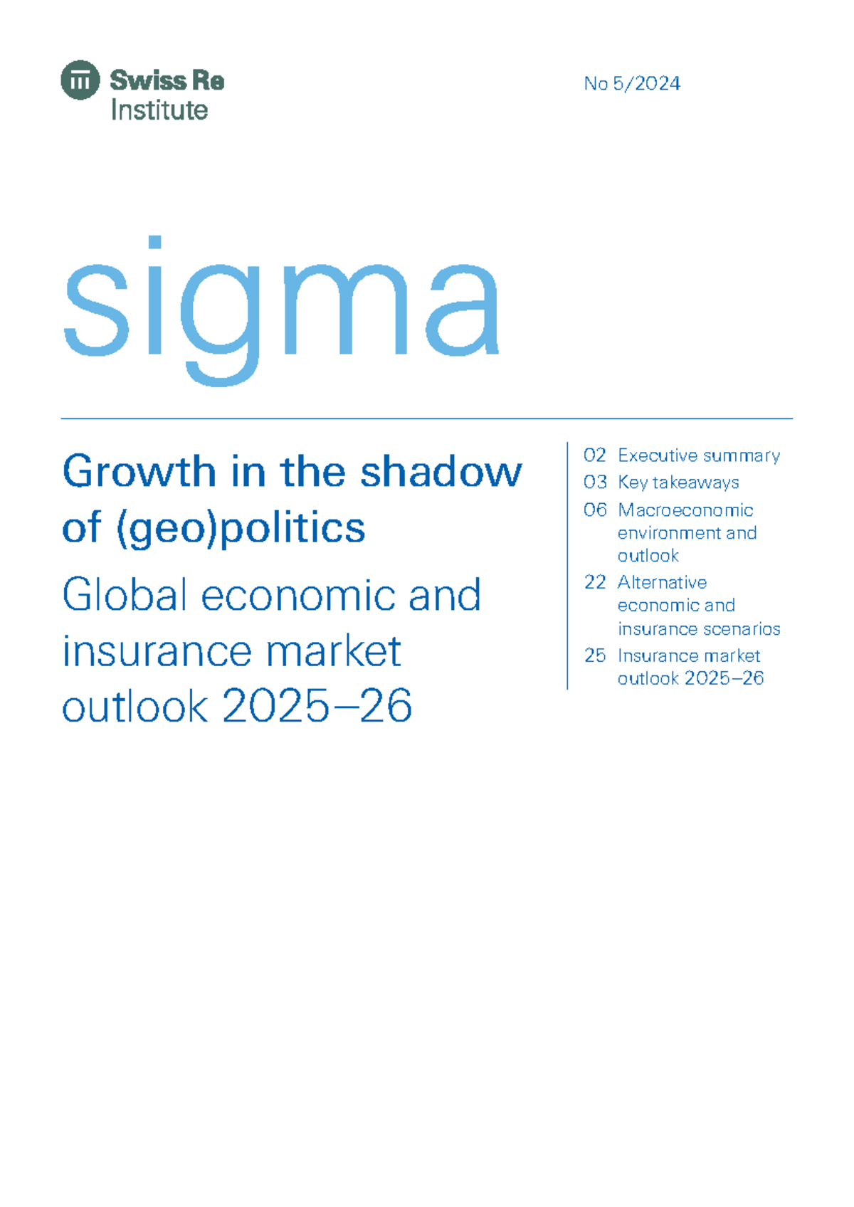 Sri Sigma Global Economic and Insurance Market Outlook 2025-2026 - Studocu
