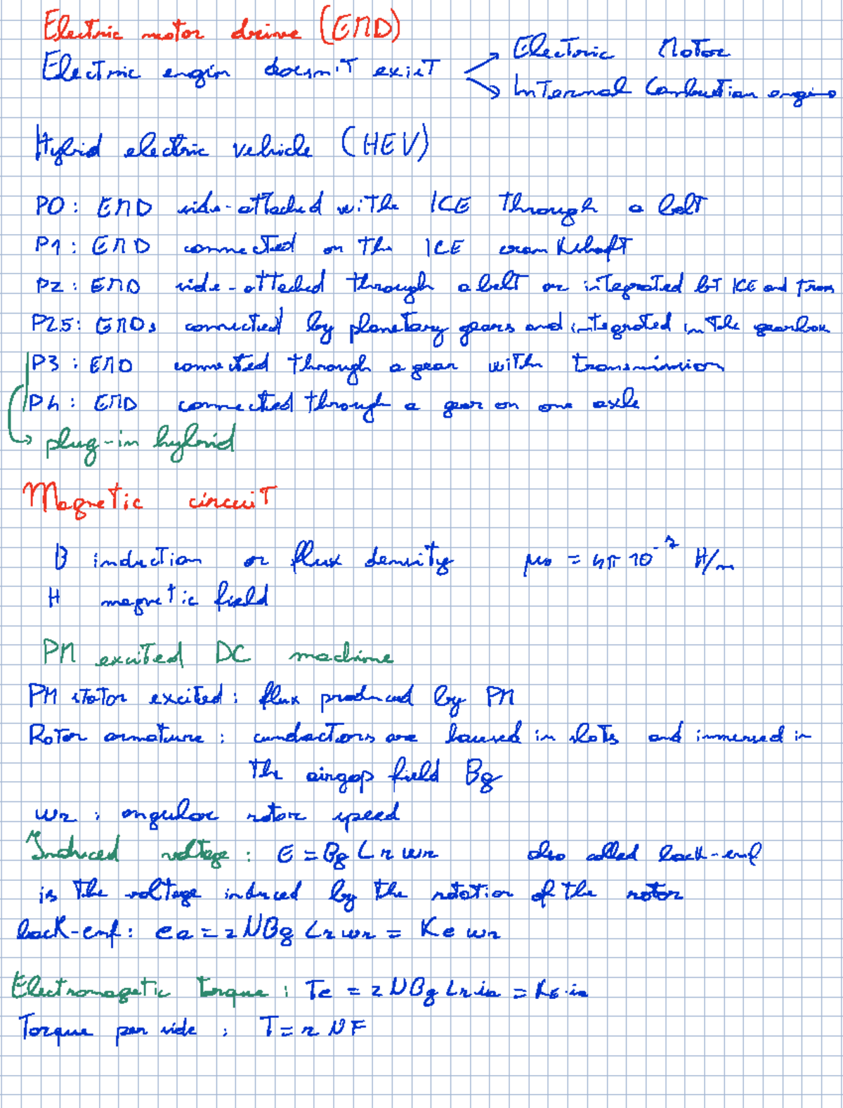EMD Electrical Machines Summary Notes for Exam Preparation - Studocu