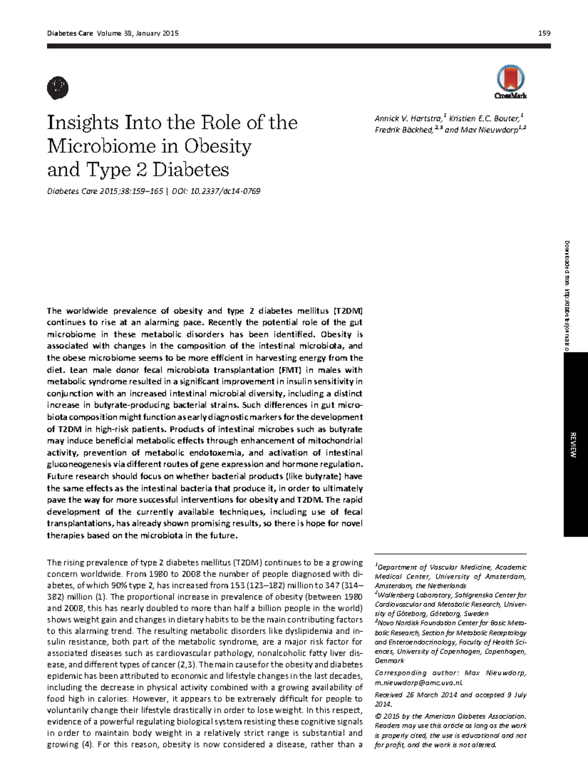 159 - Artículo - Insights Into the Role of the Microbiome in Obesity ...