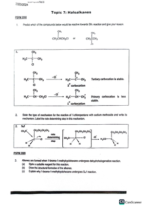 Chapter 4 Notes - organic chemistry - 4 : Molecular and Structural ...