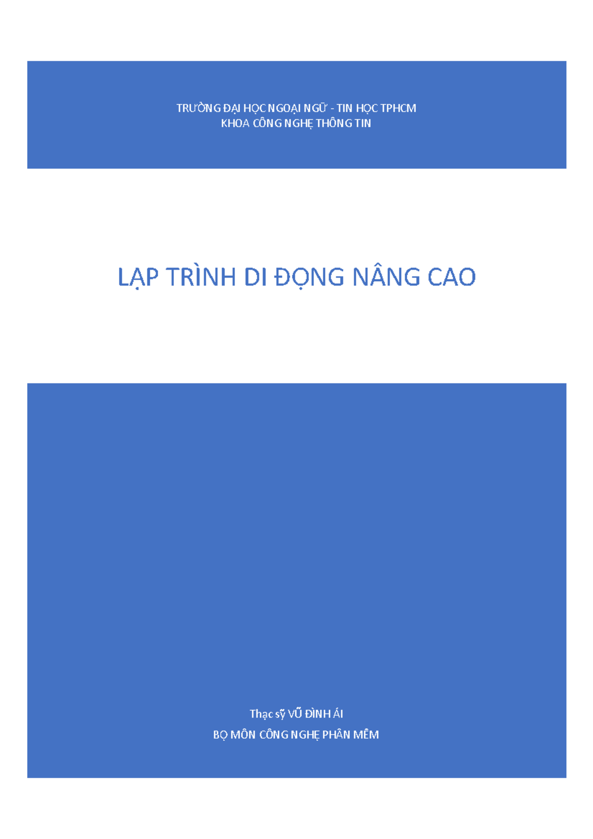 Lab TH - DET - TR ƯỜNG Đ I H Ạ ỌC NGO I NG Ạ Ữ - TIN H ỌC TPHCM KHOA ...