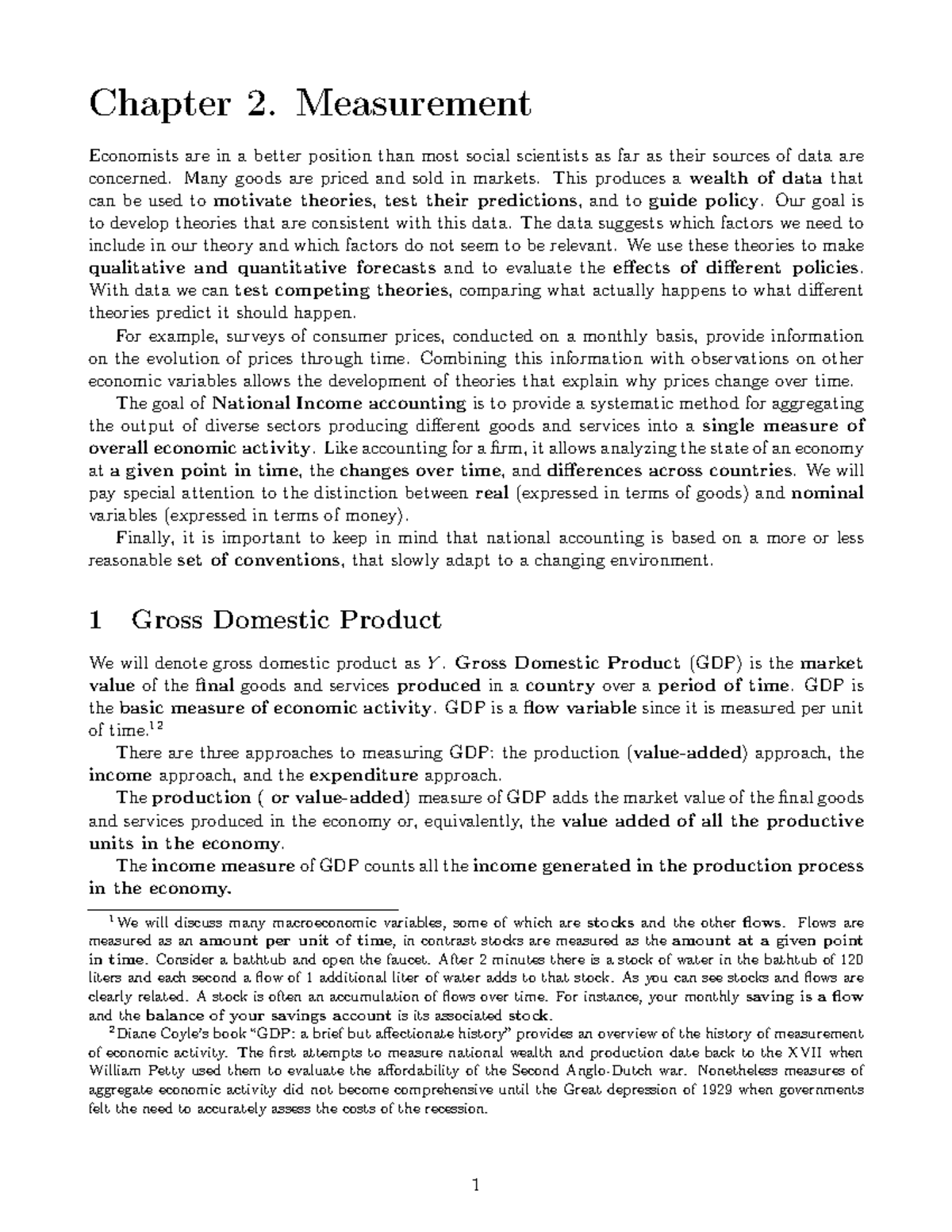 2 330 Measurement - Assignment on GDP and Economic Activity - Studocu