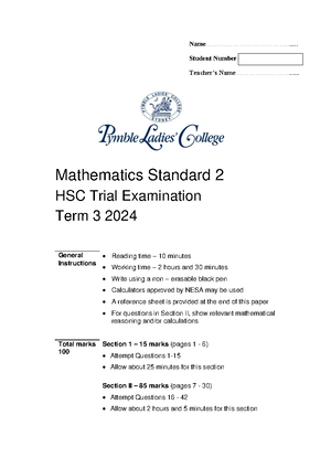 Mathematics Standard 2 Reference Sheet Annotated - 1 – NSW Education ...