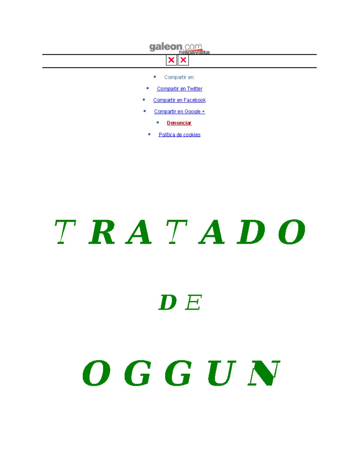 Tratado de Ogun: Ceremonias y Rituals de Refuerzo - Document Preview
