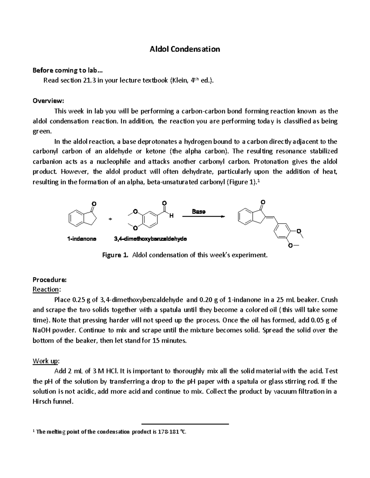 aldol-condensation-lab-notes-chem-101-final-exam-studocu