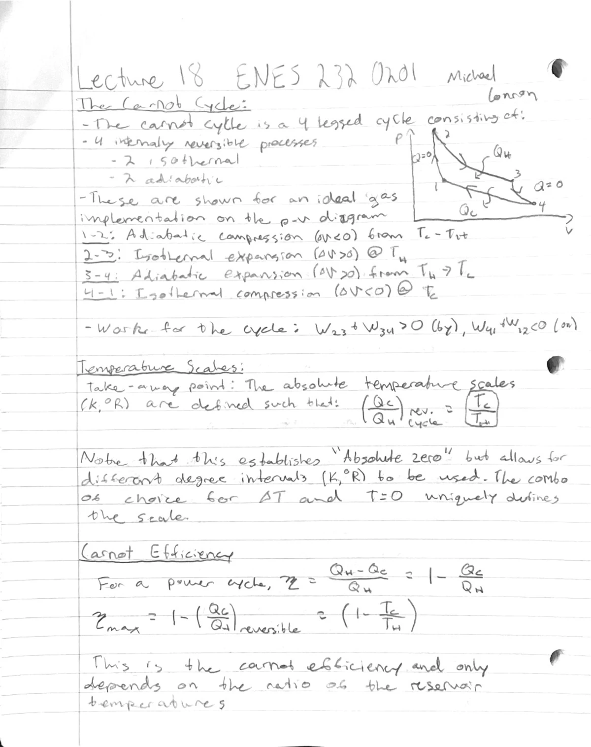 Lecture 13 notes - ENES 232 Lecture 13 Michael Conron 0201 4 Steady ...