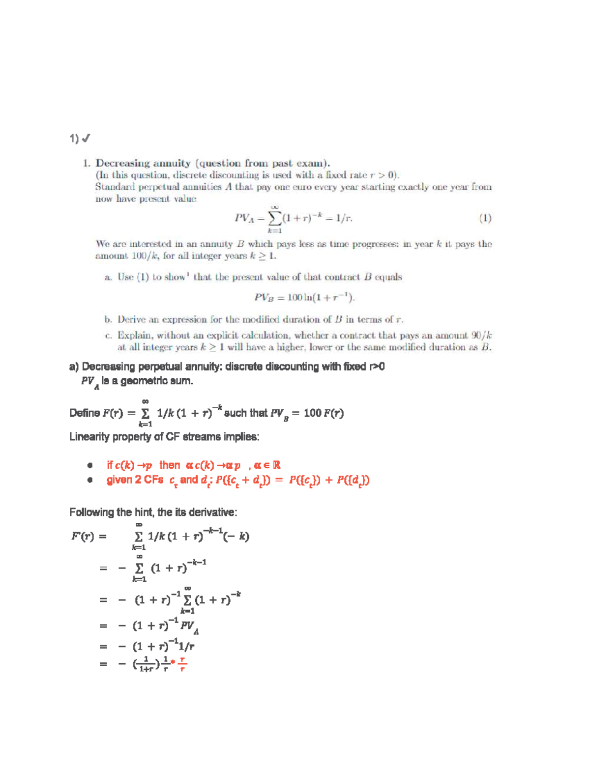 Week 1 Solutions - Exercise 1 - Studeersnel