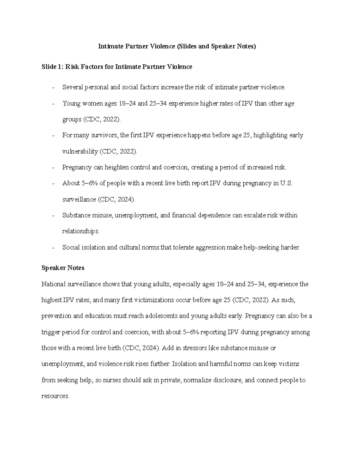 Intimate Partner Violence (IPV) Overview: Risk Factors & Prevention ...