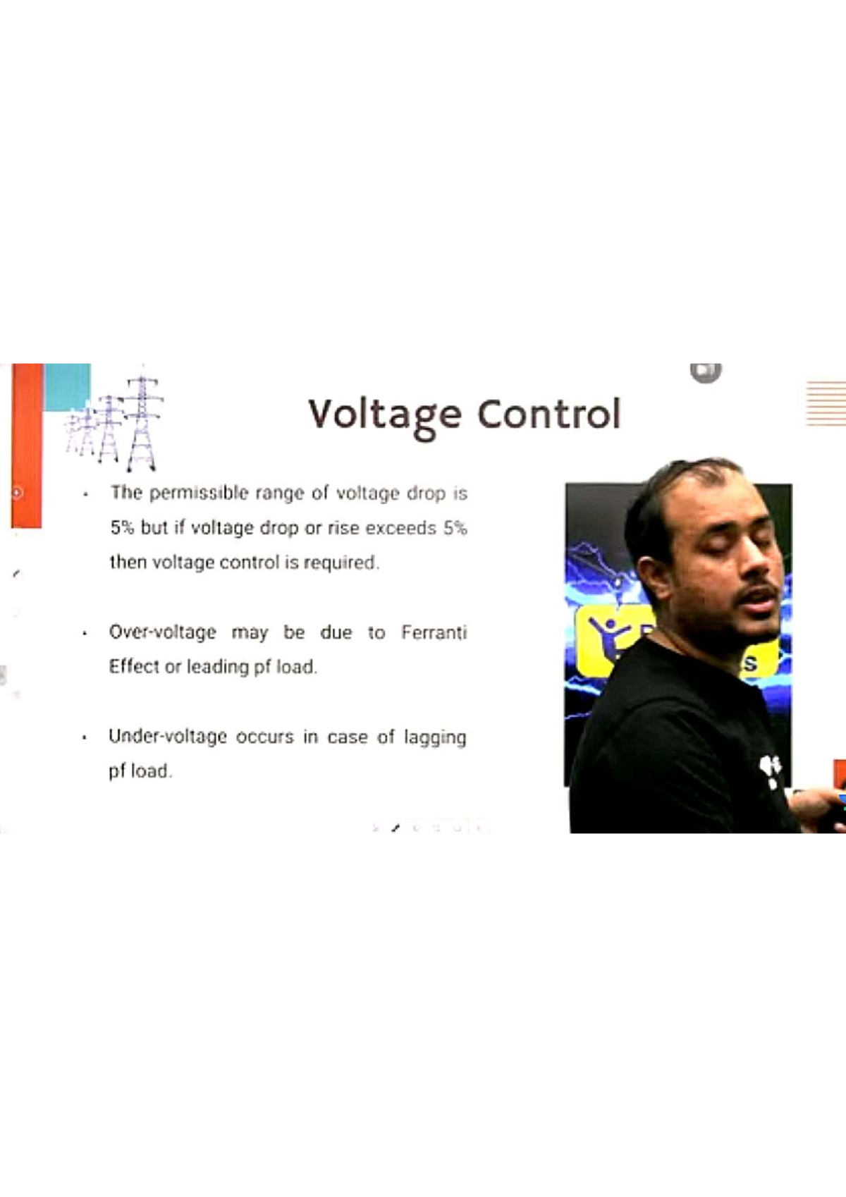 Lecture -25: Voltage Control in Power Systems - Studocu