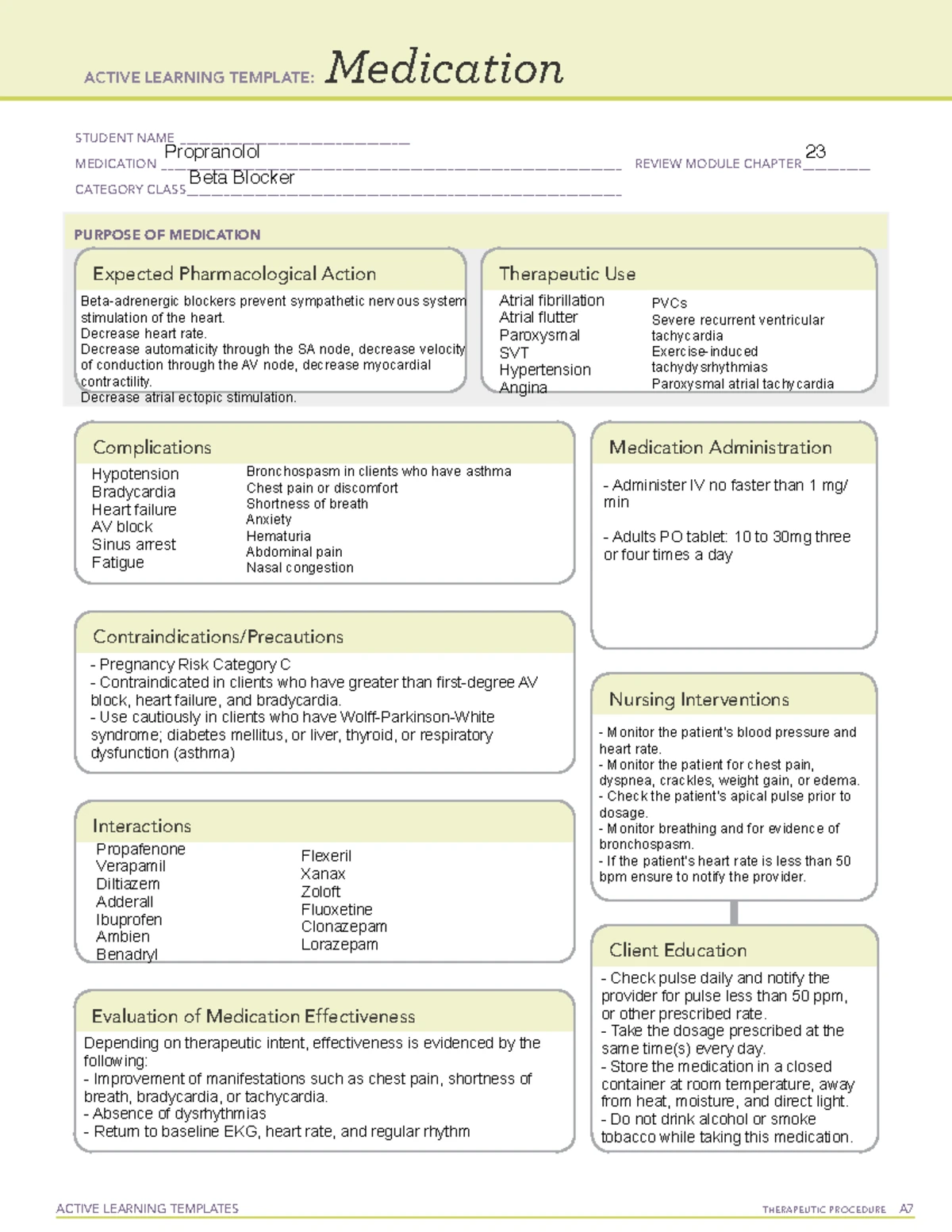 MED-SURG Week 10: Comprehensive Drug Study Notes - Studocu