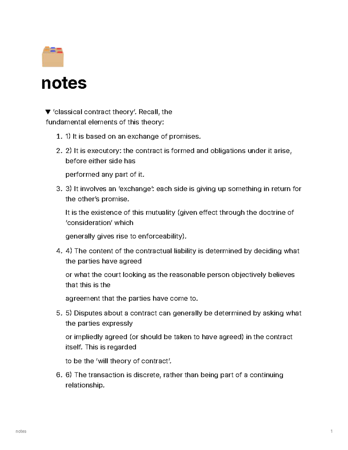 Contract Law Exam Notes: Key Concepts and Case Summaries - Studocu
