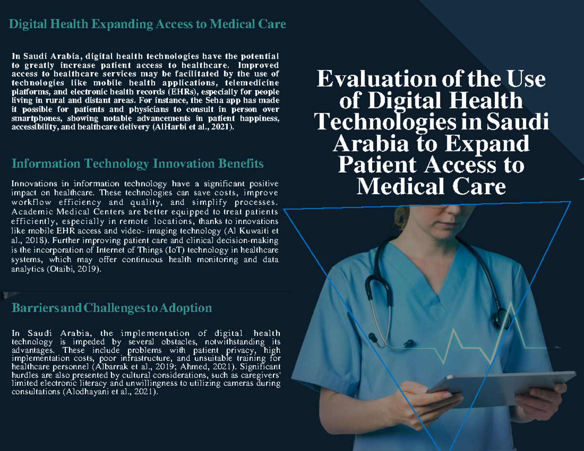 Evaluation of Digital Health Tech in Saudi Arabia: Expanding Access ...