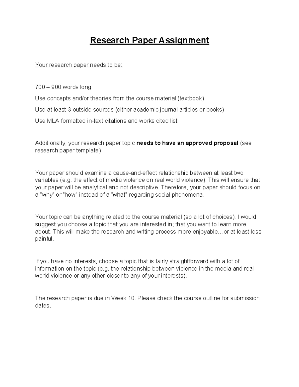 Research Paper Assignment 1: Analyzing Variable Relationships in Social ...
