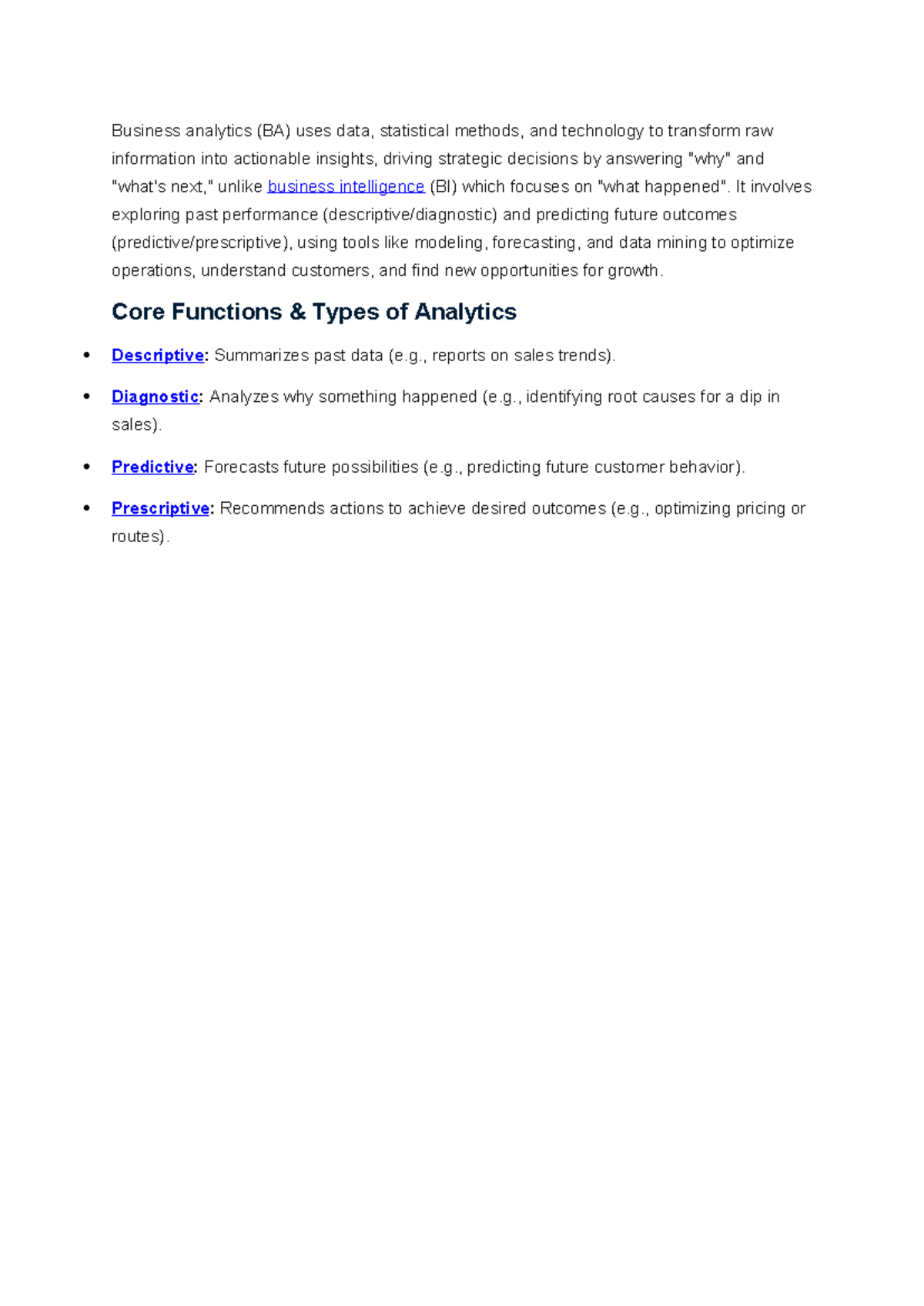 Business Analytics (BA) Lab Manual: Transforming Data into Insights ...