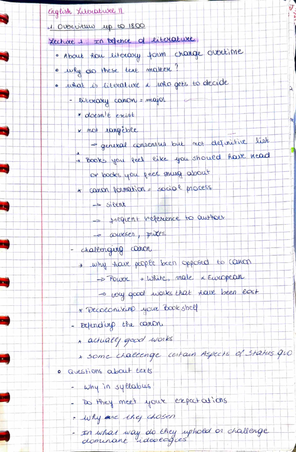 EN101 - Lecture Notes from First Two Lectures for 2nd Year Students ...