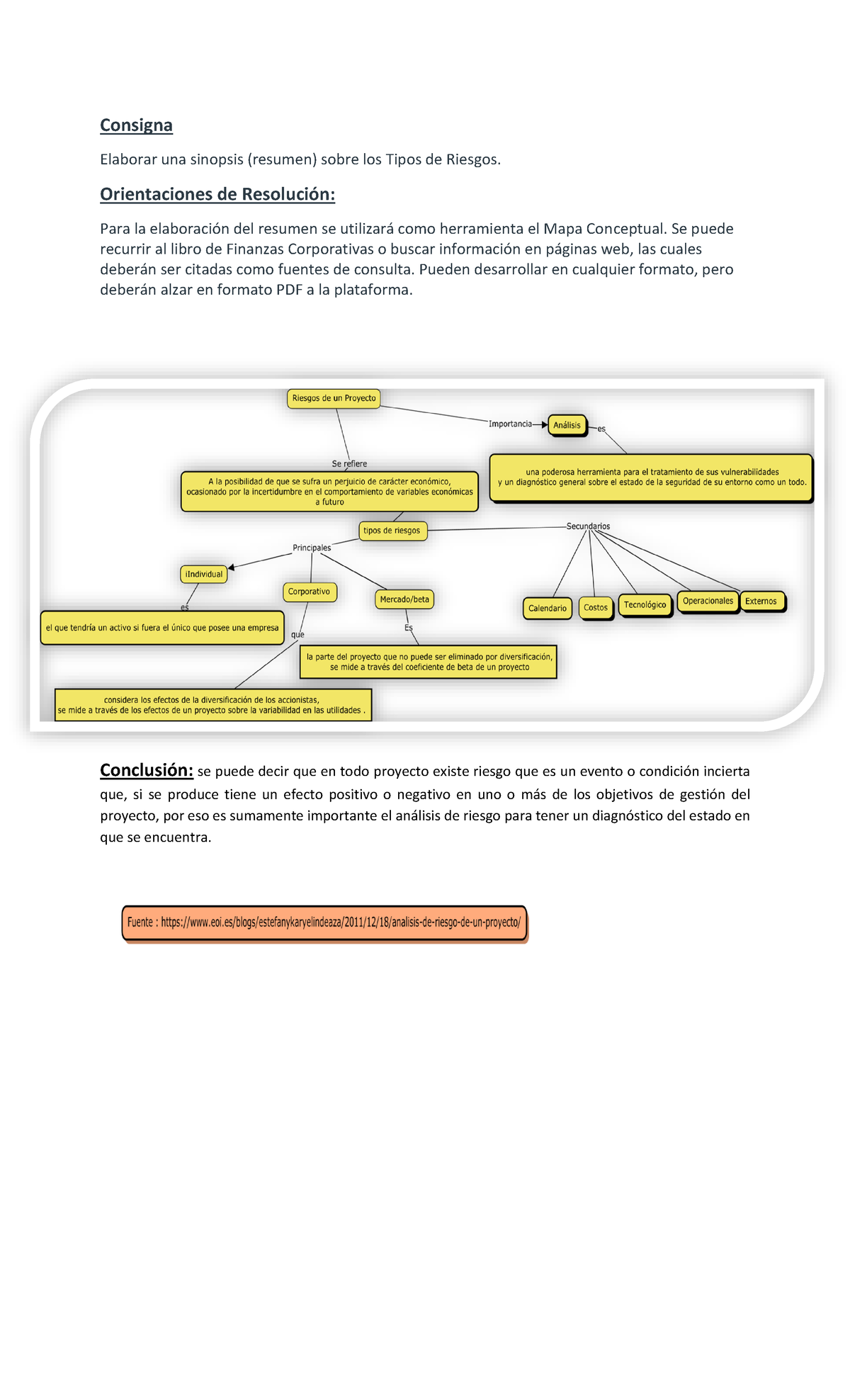 Trabajo Práctico 2.2: Sinopsis sobre Tipos de Riesgos en Finanzas - Studocu